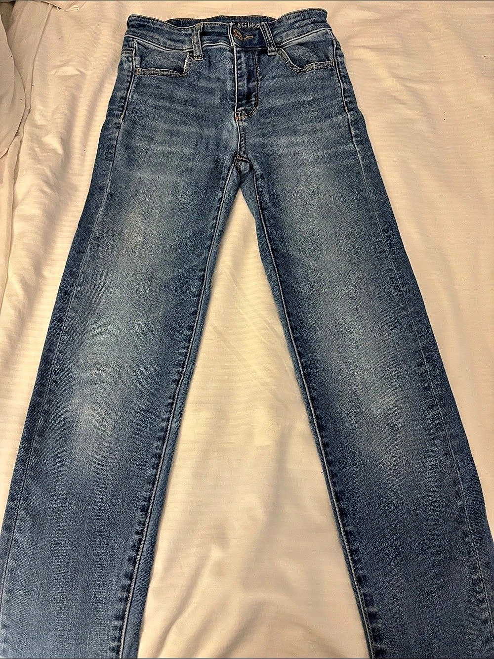 American Eagle Ne(x)t Level Stretch High-Waisted Jegging Jeans in Blue